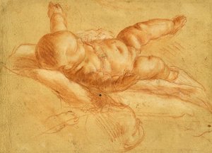 Studio di un neonato nudo da Pier Francesco Mola